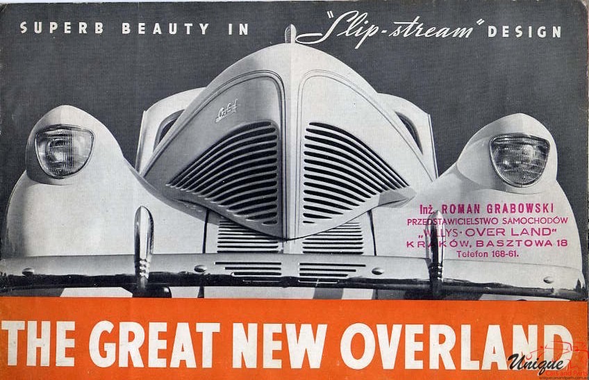 1939 Overland Export Brochure